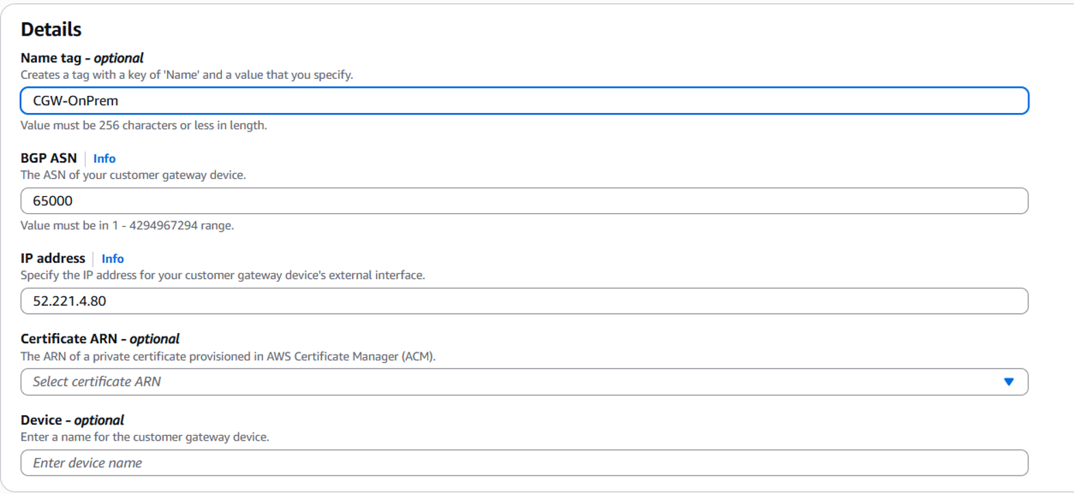 Create CGW